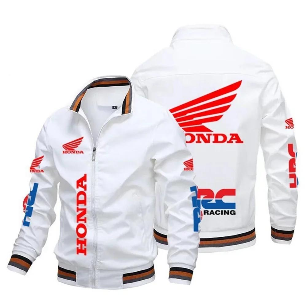 Honda Moto 2025 nouvelle veste de Moto modèle Bomber veste Baseball Moto haut hommes