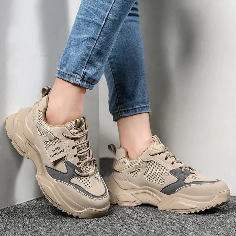 Chaussures de sécurité respirantes pour femmes, bottes de protection, baskets anti-écrasement, anti-