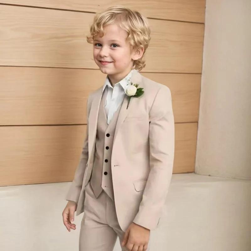 Ensemble de Costume pour garçons à la mode pour Costume de fête de mariage 3 pièces ensemble de Cost