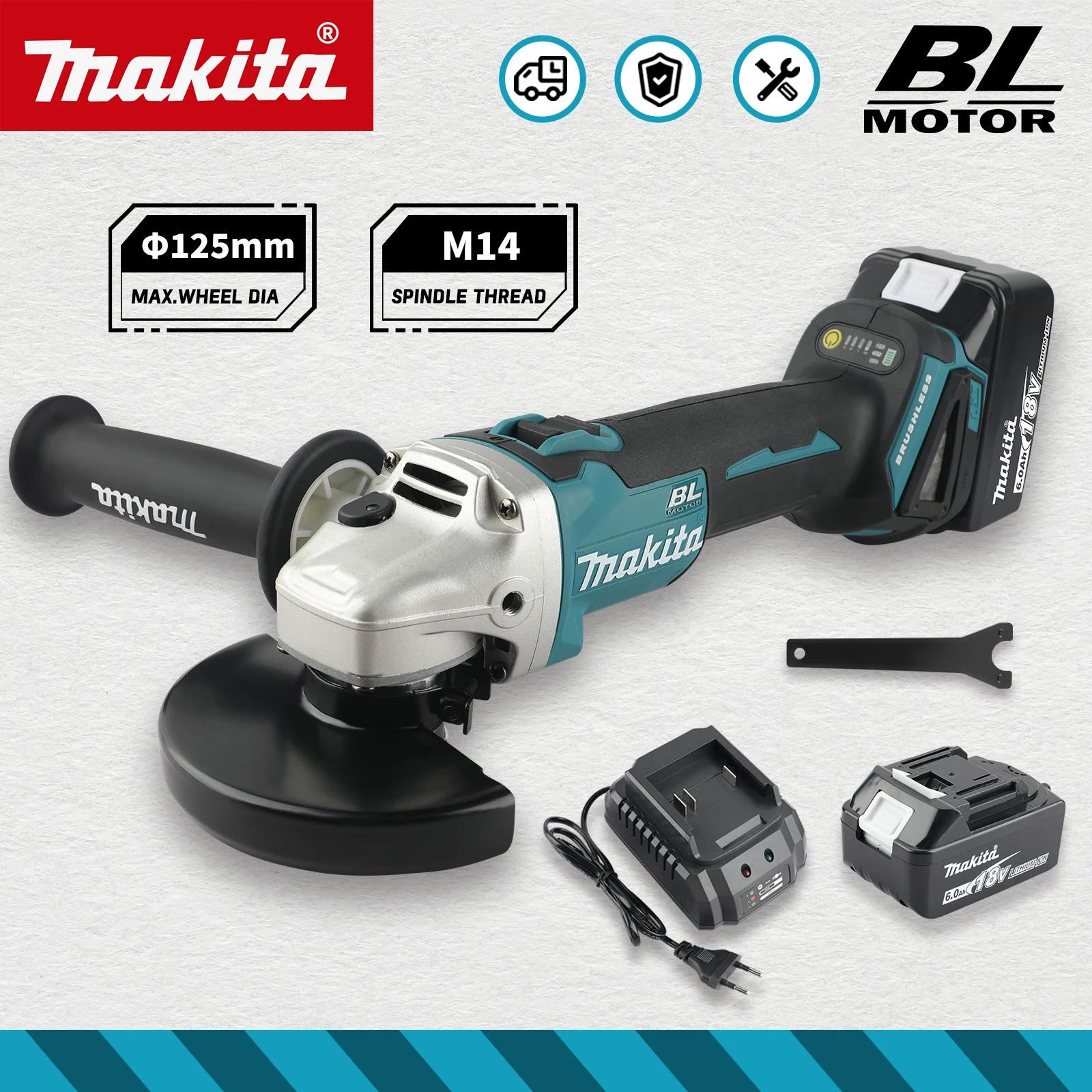 Makita DGA506 18V 125mm meuleuse d'angle de charge Machine de polissage électrique Machine de meulag