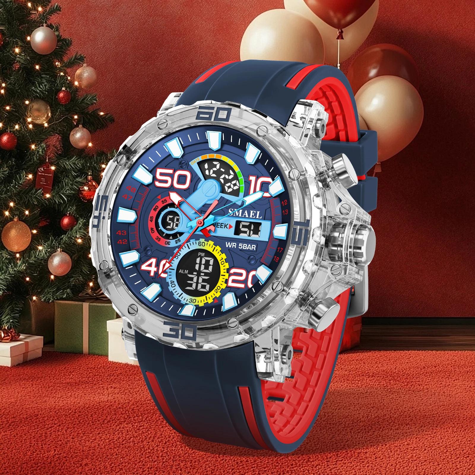 Montres militaires hommes montre 2025 nouveau 50M étanche montre-bracelet chronomètre alarme lumière