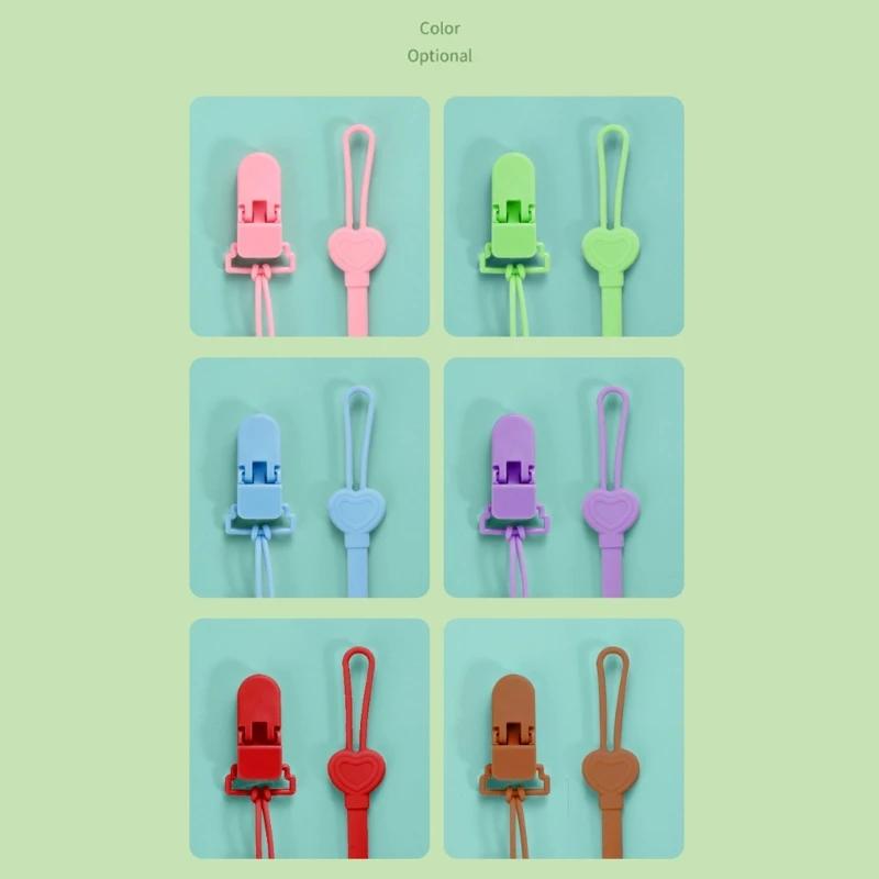 Attache-tétine en silicone JOFastened pour bébé, clip de dentition pour nouveau-né TeWindsor JOconti