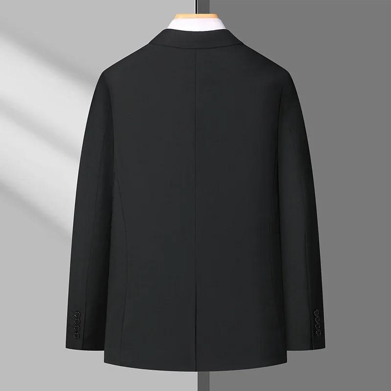 Blazer de style britannique mince pour hommes, robe formelle professionnelle, mode masculine, tendan