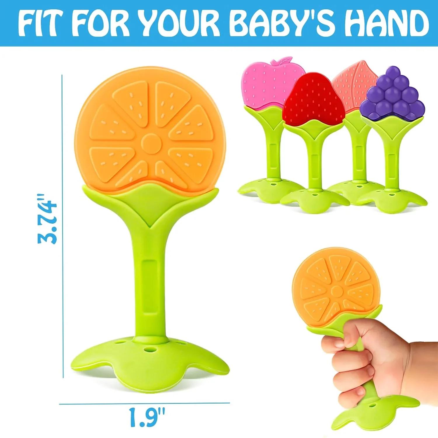 Jouet de dentition en Silicone pour bébé, anneau de dentition pour dents, accessoires pour bébés, su