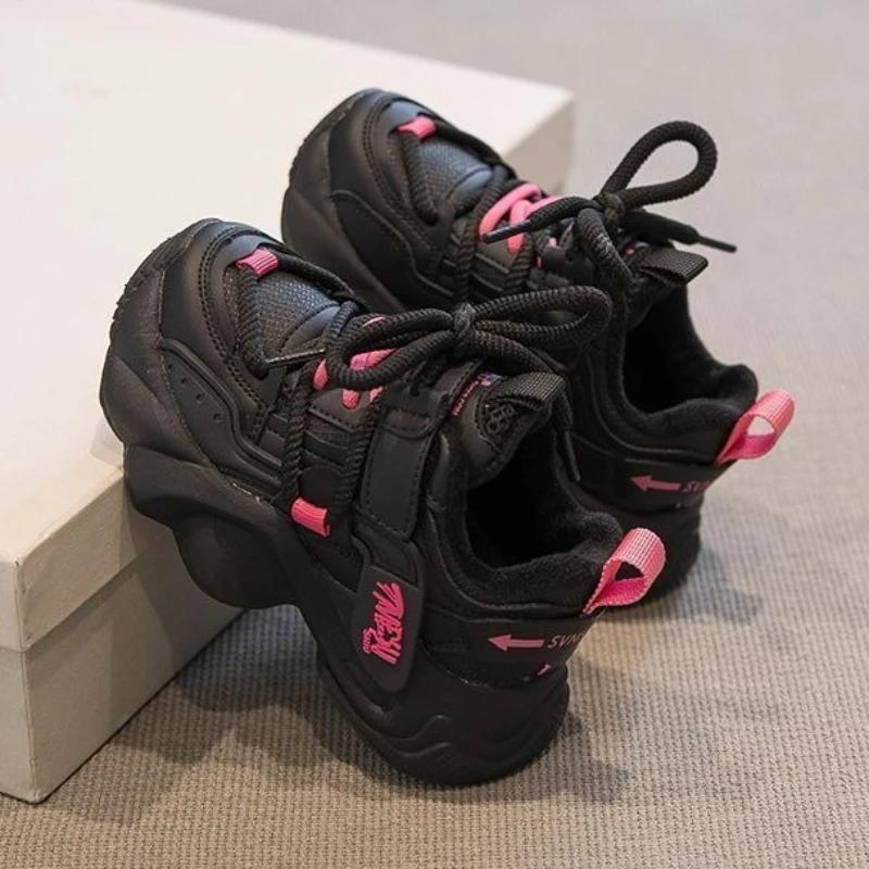 Chaussures de sport en coton thermique pour enfants, baskets chaudes, meilleures ventes, nouvelle co