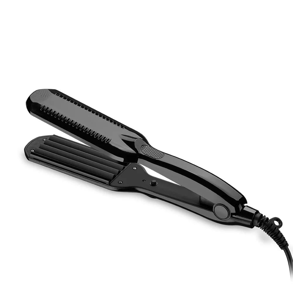 Fers à friser électroniques, fers à friser, fer à friser ondulé en titane, outils en fer à vagues