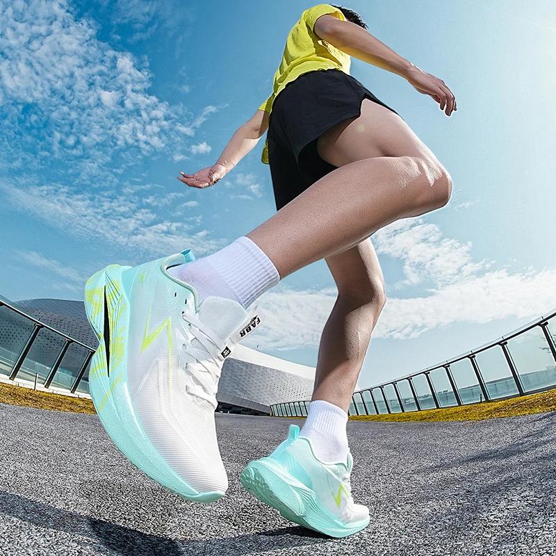 Chaussures de course 2026 avec plaque carbone, spécialité marathon, pour hommes et femmes, respirant
