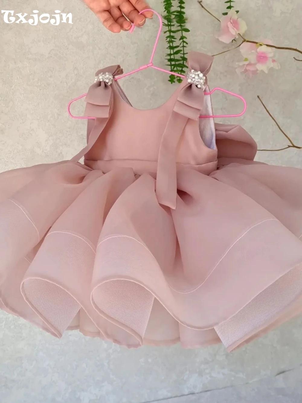 Robe de Princesse Bouffante en Tulle pour Enfant, Rose Doux, pour Spectacle Sв, avec Nministériels d