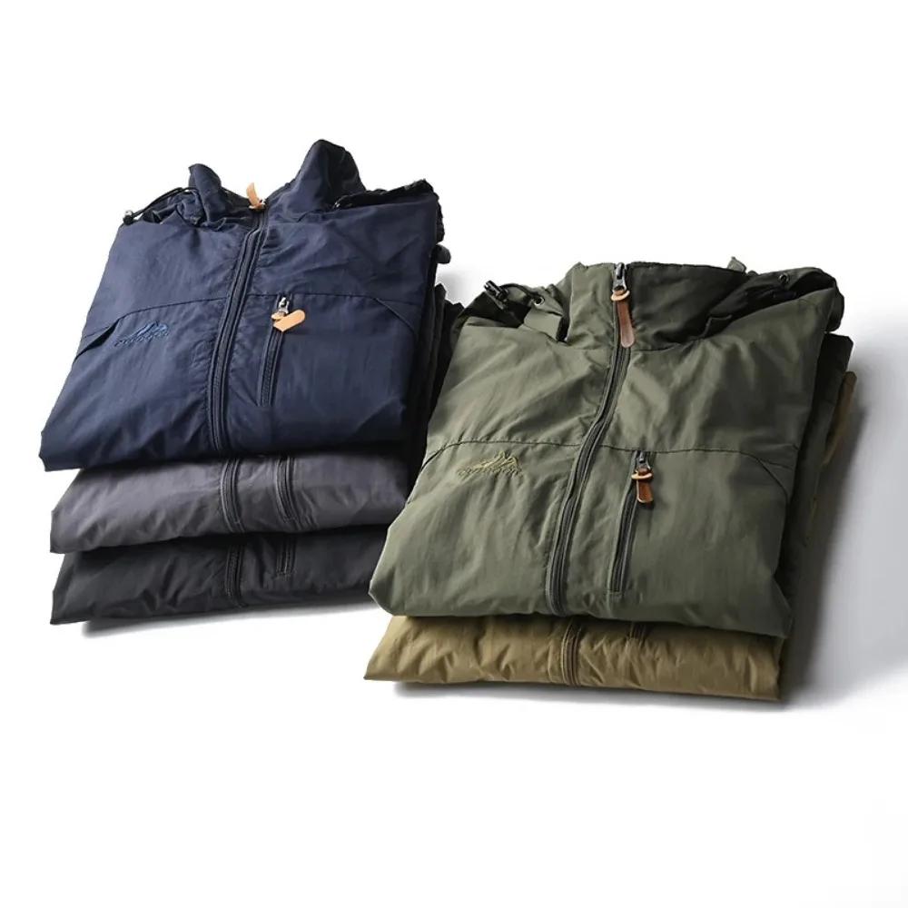 Coupe-vent hommes veste tactique imperméable à capuche en plein air manteau sport militaire terrain