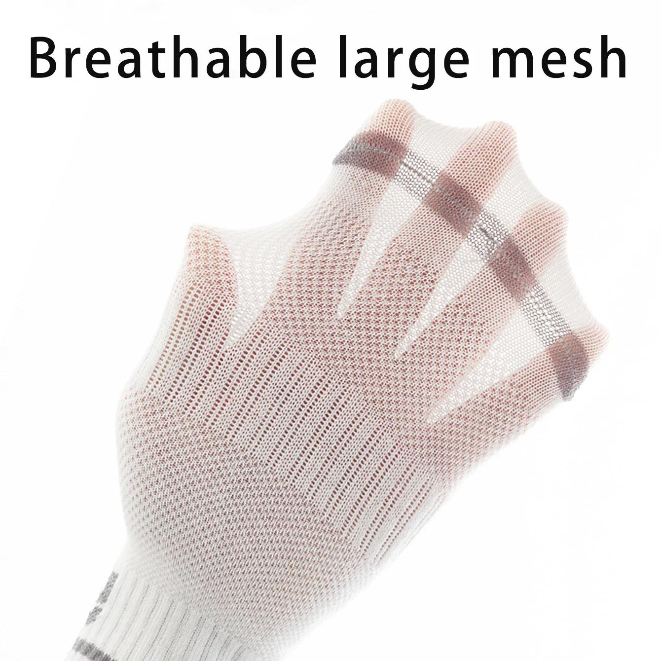 5 paires de chaussettes pour enfants, chaussettes fines en maille respirante pour l'été, chaussettes