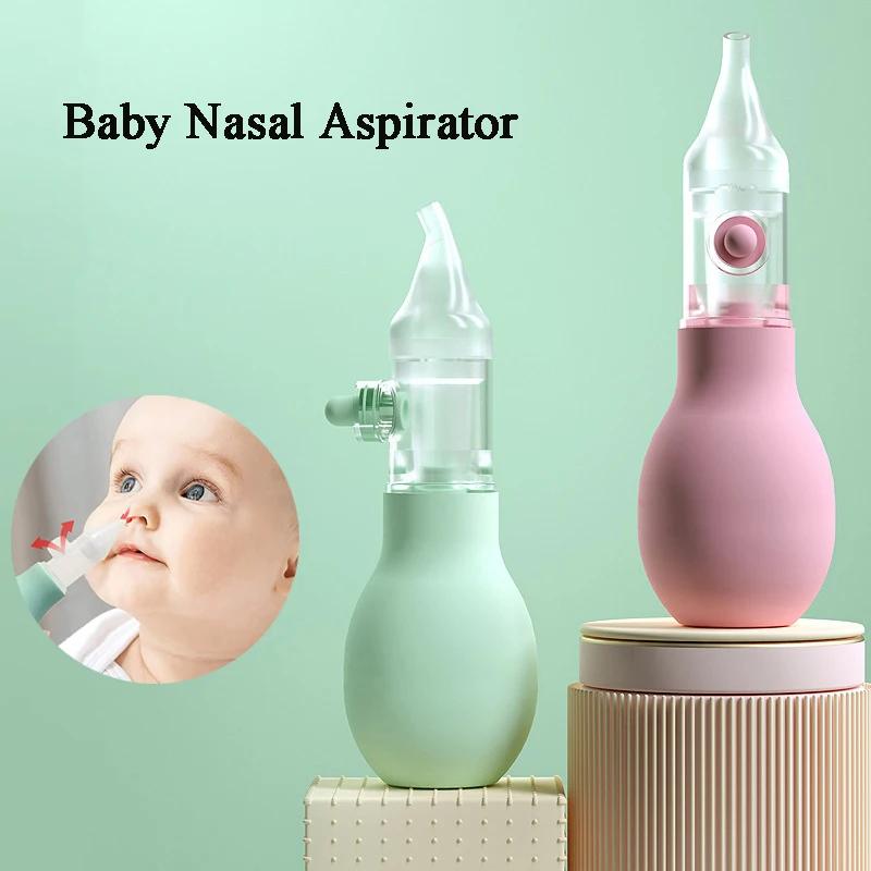 Aspirateur Nasal doux pour bébé, Anti-dos, ventouse nasale pour nouveau-né, nettoyeur de nez en Sili