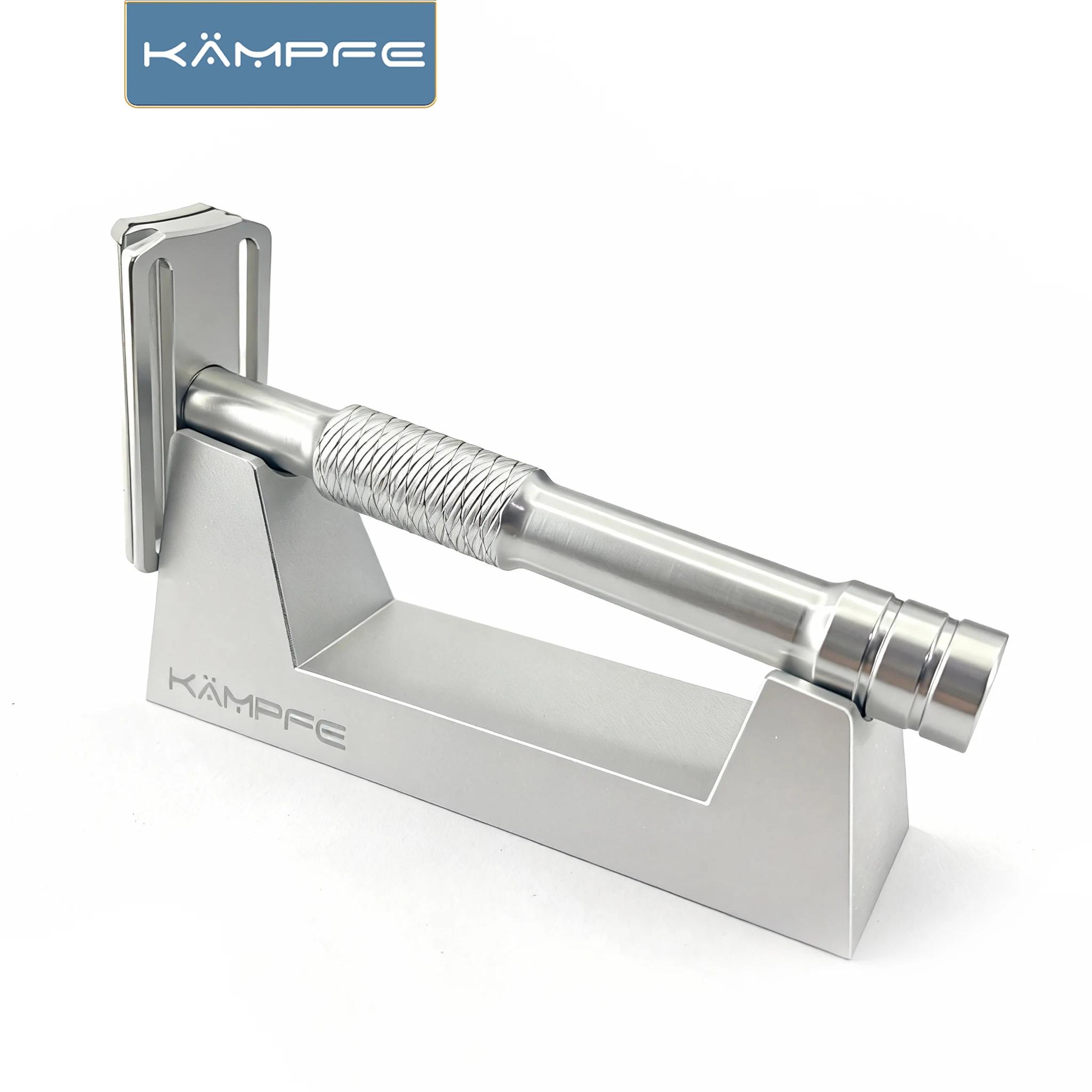 Support de rasoir en aluminium KAMPFE - Support de rasoir de sécurité léger et très résistant pour H