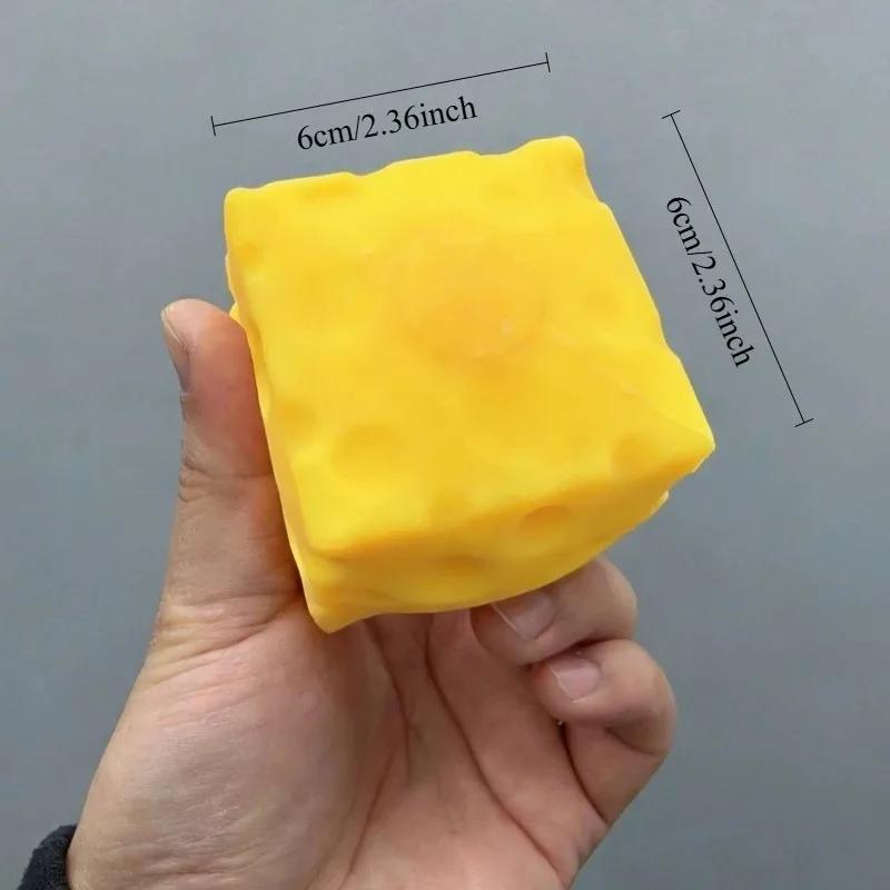 Squishy carré fromage presser jouets rebond lent pousser soulagement du Stress jouet sensoriel beurr