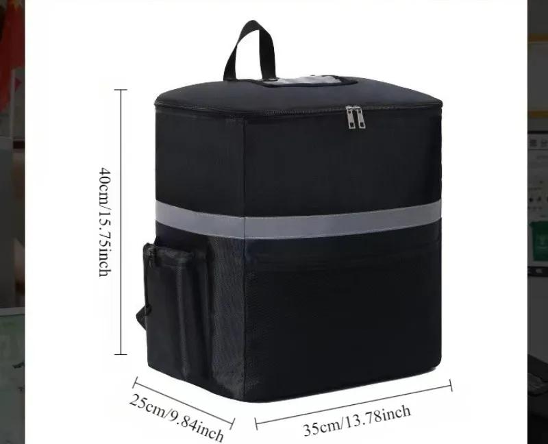 Sac à dos isotherme imperméable pour livraison de repas, robuste, pour livreurs