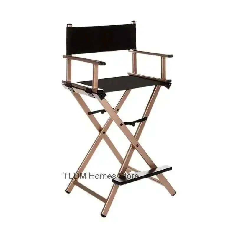 Cadre en aluminium maquilleur directeur chaise pliable mobilier d'extérieur léger Portable pliant di