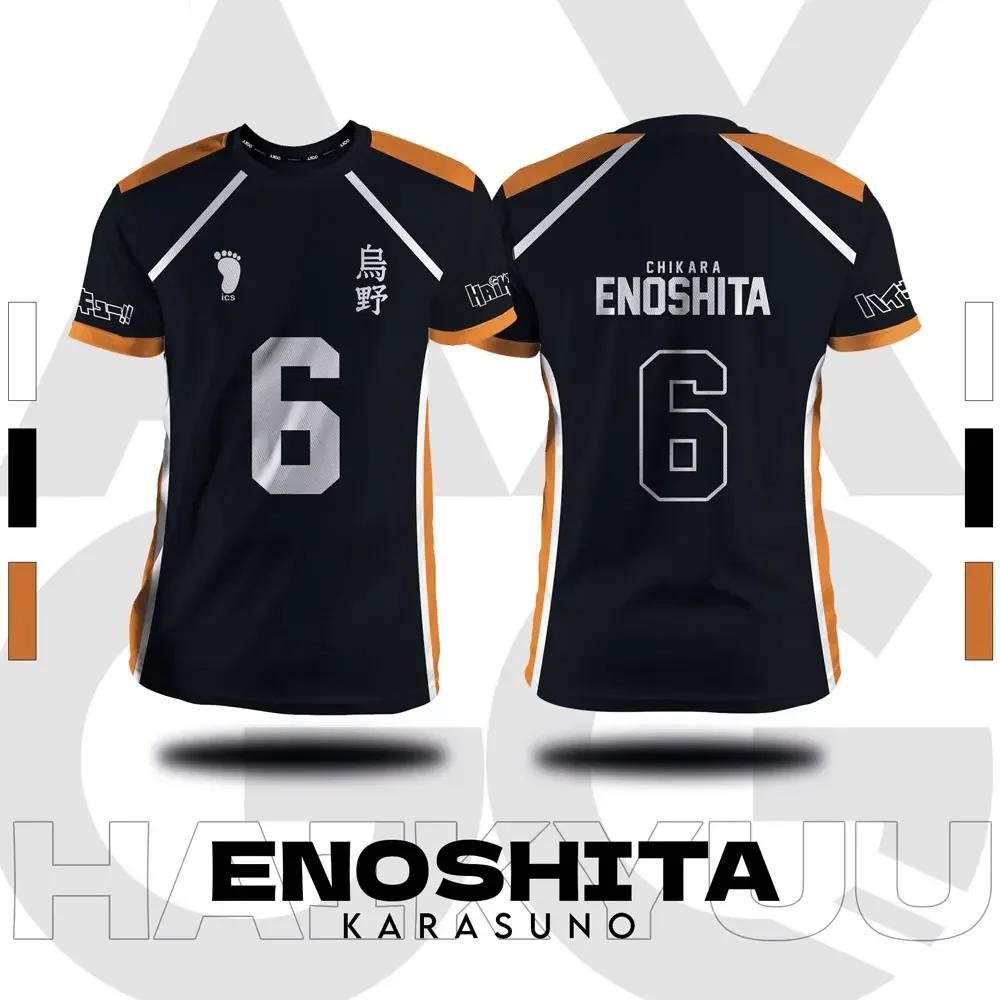 Haikyuu Fukurodani Hinata dessin animé Cosplay hommes maillot été à manches courtes enfants t-shirt