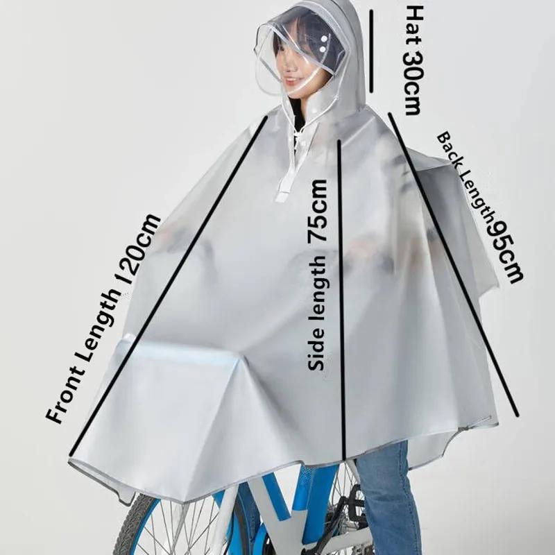 Poncho de pluie imperméable pour vélo et femme et homme, léger et réutilisable, Capes de pluie à cap