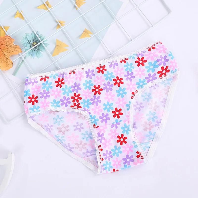 1/3/6/12 pièces 100% coton culottes ensembles filles enfants slips courts sous-vêtements pour enfant