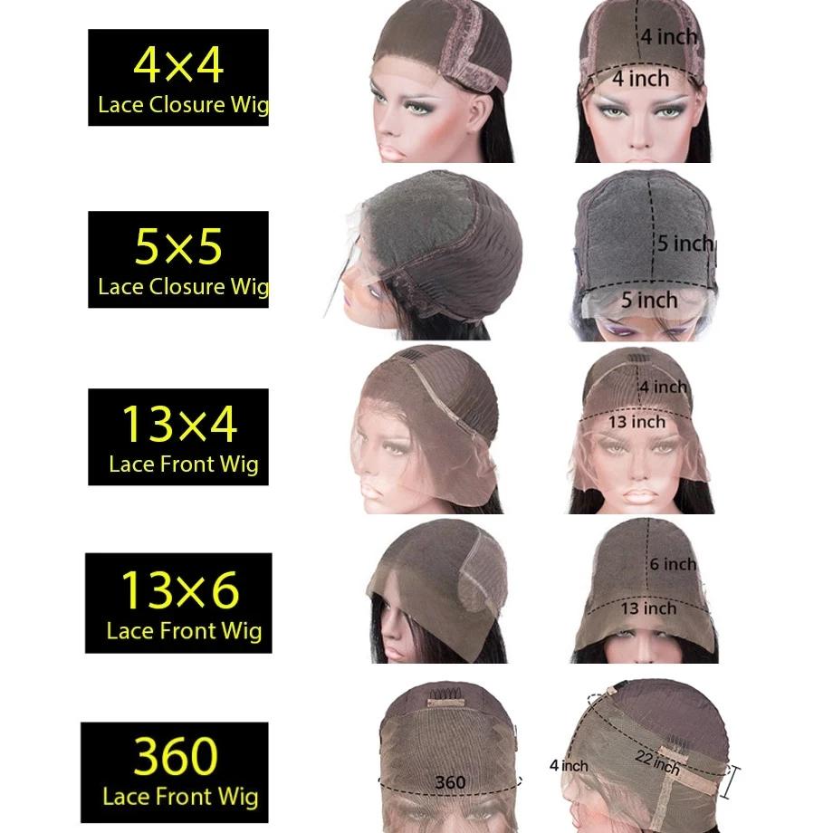 Perruque de cheveux humains bouclés Deep Wave pour femme, perruque Full Lace Closure, 4x4, 5x5, 13x6