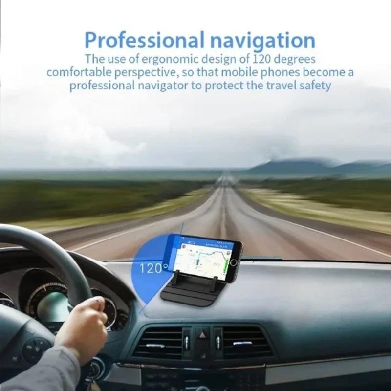 Support antidérapant en Silicone pour voiture, tapis de tableau de bord, support GPS pour téléphone,