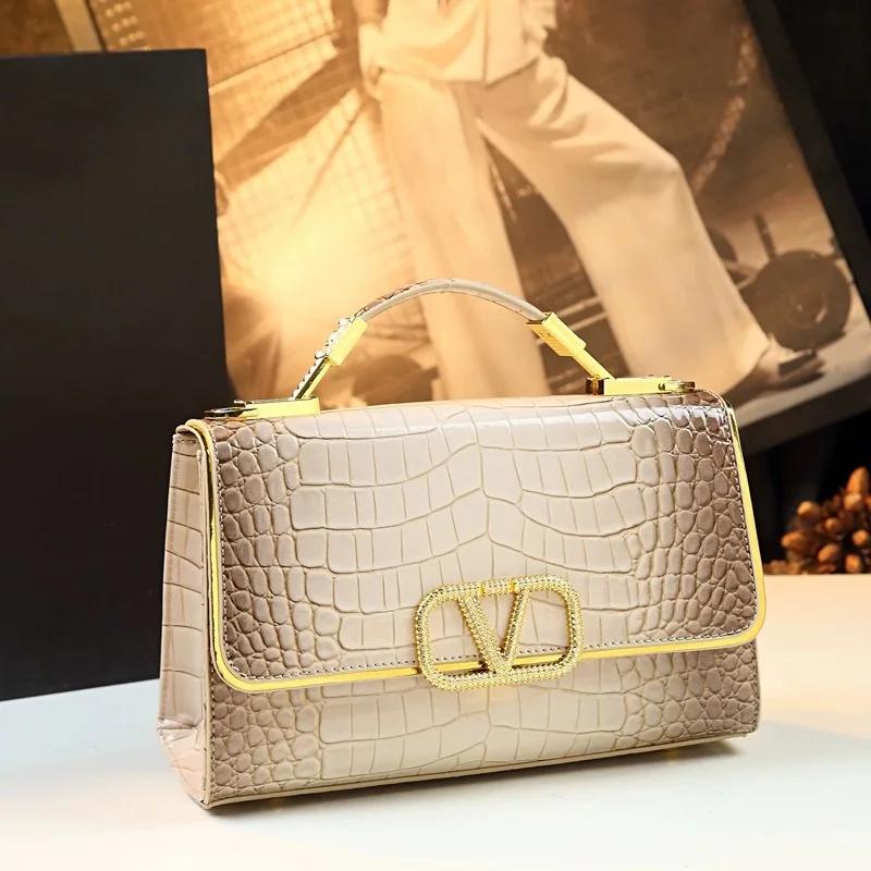 Sacs à couches classiques décontractés de couleur unie pour femmes, sac fourre-tout de luxe parisien