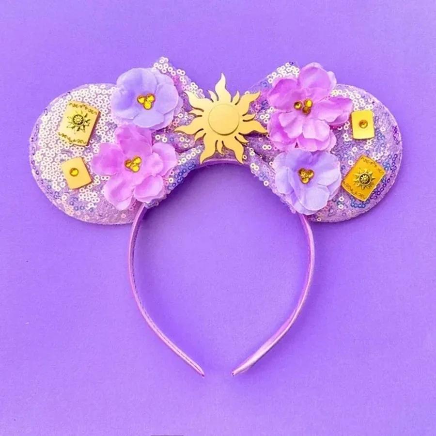 Mikcey souris princesse bandeau oreilles pour enfants raiponce bandeau femmes magique hexagramme che
