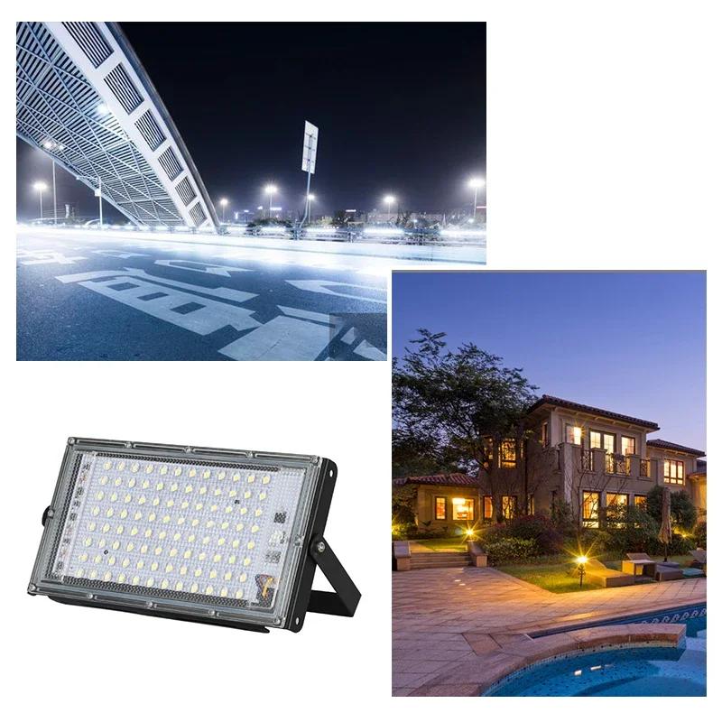 4 pcs/lot LED projecteur 100 W IP65 étanche 50 W 110 V 220 V projecteur extérieur projecteur LED lam