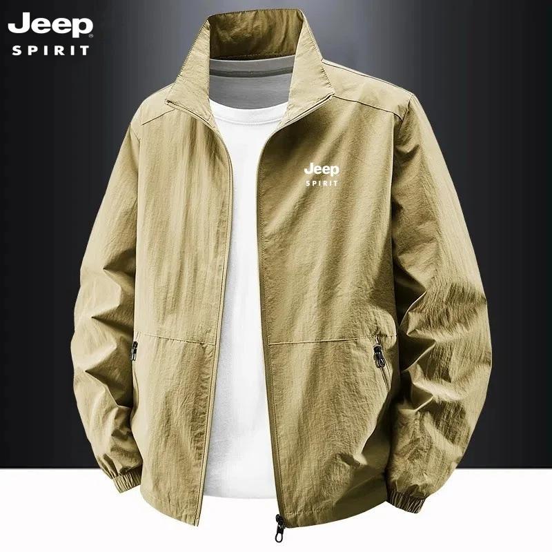 Veste à col montant JEEP Spirit, vêtements de travail décontractés pour le printemps et l'automne, t