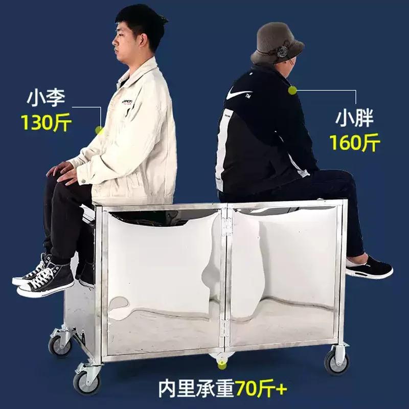 Nouvelle échancrure de vente pliable pour marché de nuit, chariot mobile à pousser avec étagère, ven
