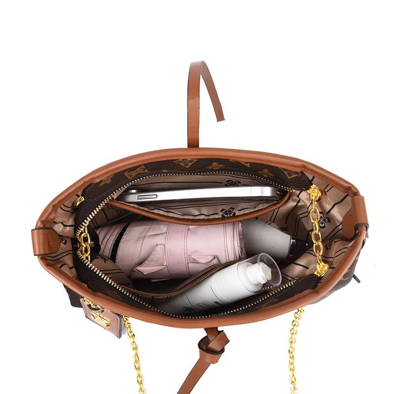 Nouveau sac fourre-tout pour femme, style européen et américain, grande capacité, design color block