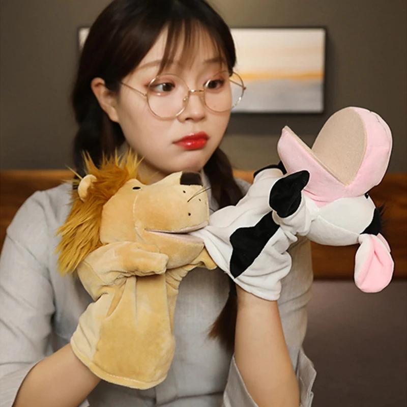 Marionnettes à doigt à main, jouet en peluche de dessin animé, fourniture de fête, jouet préféré de