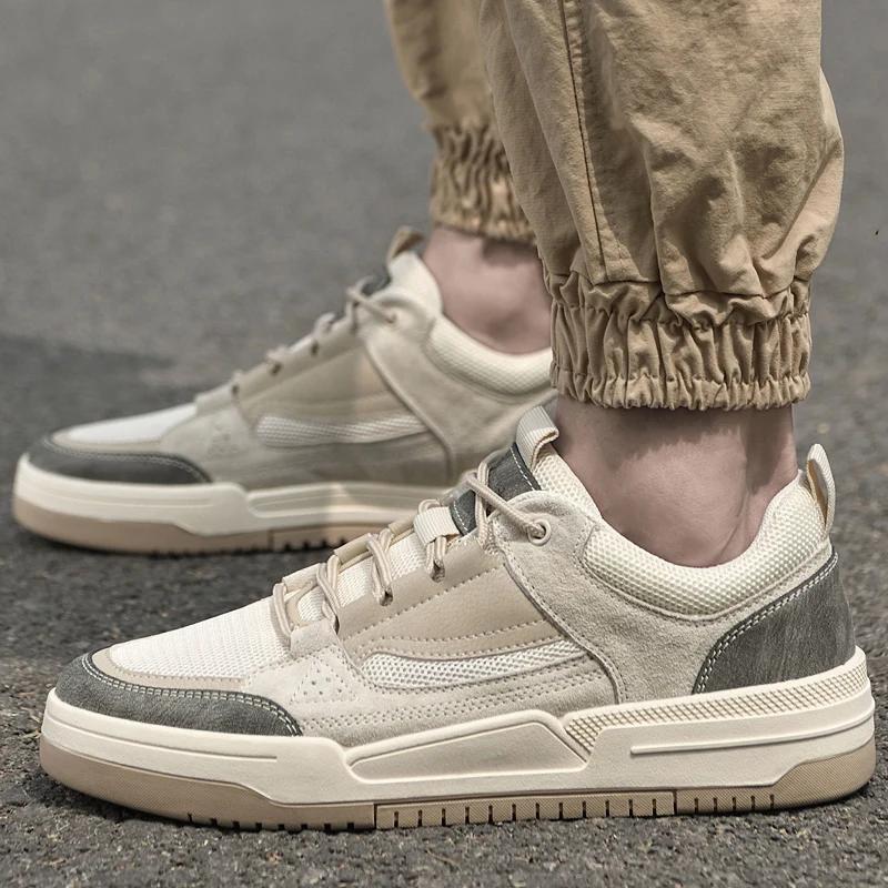 Baskets Légères Respirantes et Confortables à Semelles Souples pour Homme, Chaussures de Marche et d