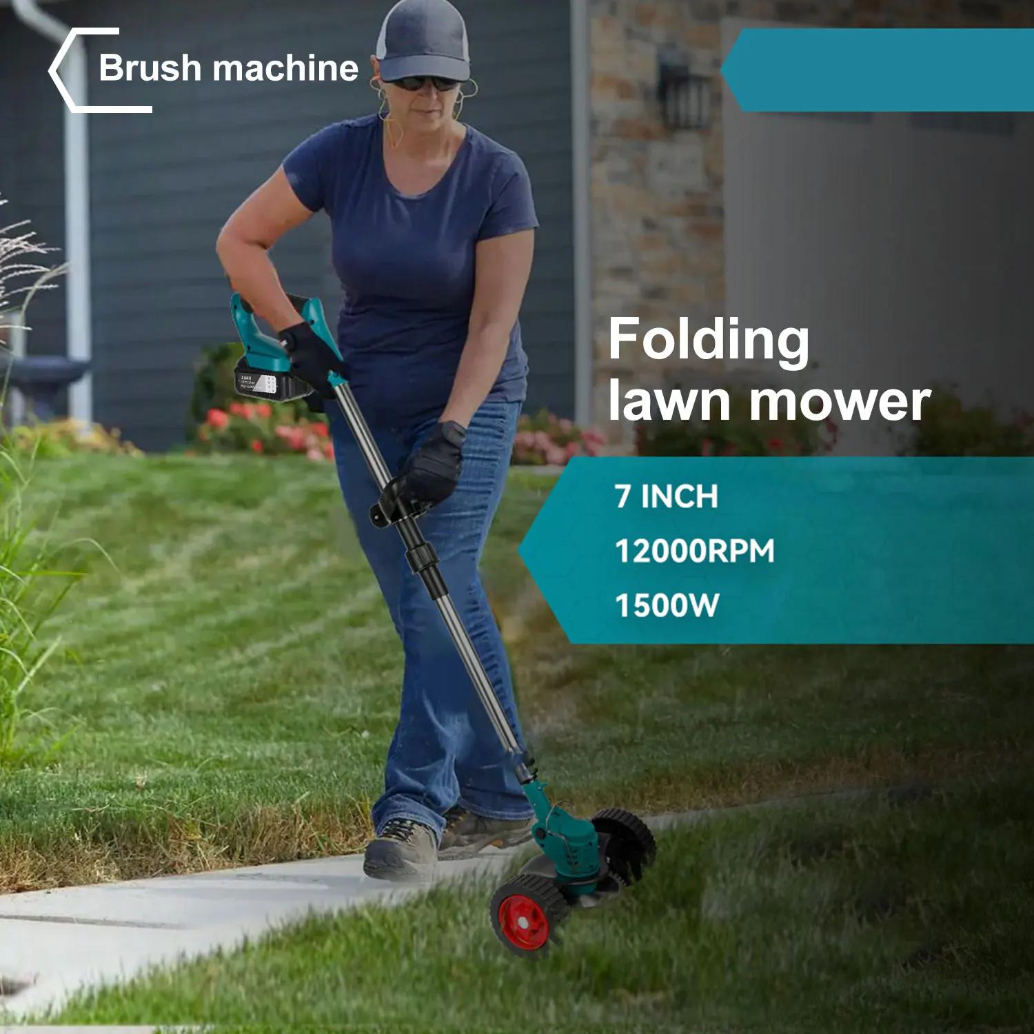 1500W tondeuse à gazon électrique sans fil coupe gazon tondeuses de jardin coupe-herbe outils électr