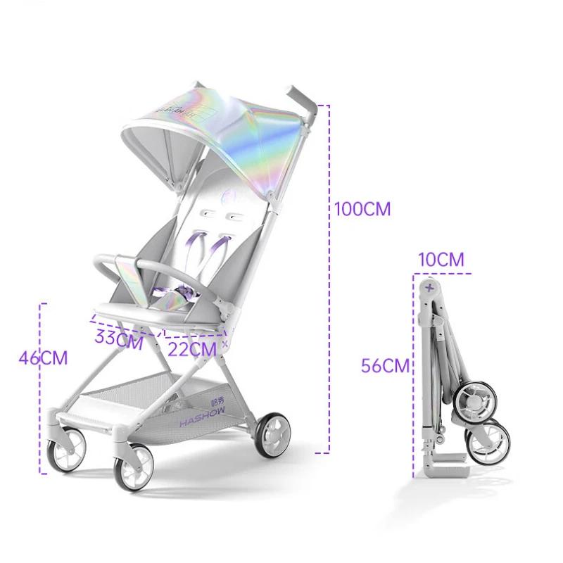 Poussette de poche pour bébé, peut s'asseoir et s'allonger, légère et peut être embarquée, poussette