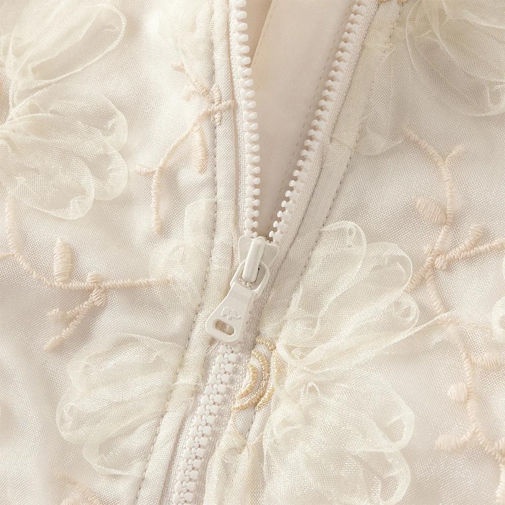 Dave Bella filles bébé Floral Baseball vêtements d'extérieur hauts printemps automne veste décontrac