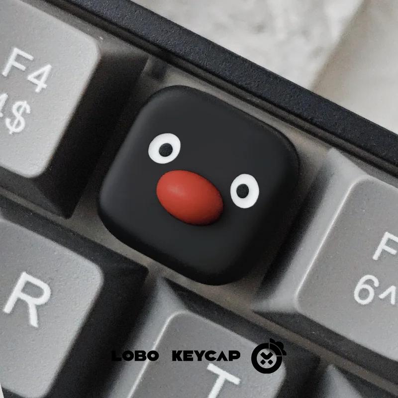 Série Pingu amusante, Expressions multiples, clavier mécanique de Style pingouin mignon, remplacemen