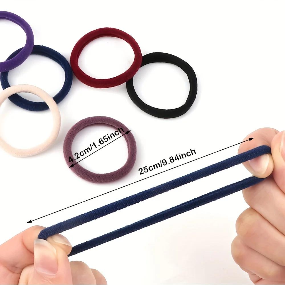 20/50/100 pièces attaches de cheveux élastiques douces bandes de cheveux ensemble d'accessoires de c