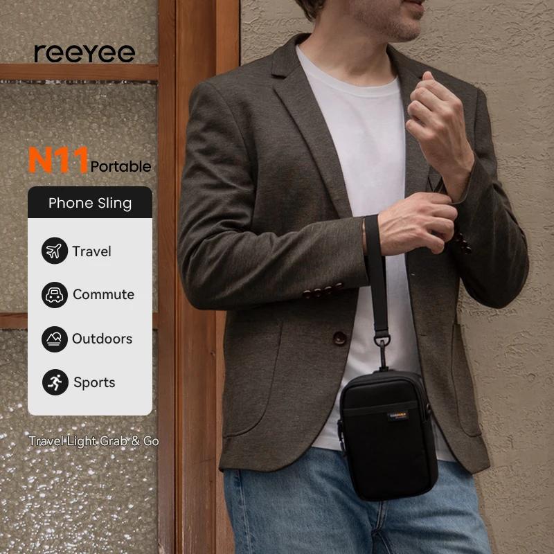 ReeYee Sac à bandoulière étanche pour téléphone, sac à bandoulière léger et compact de 1 L, sac à ma