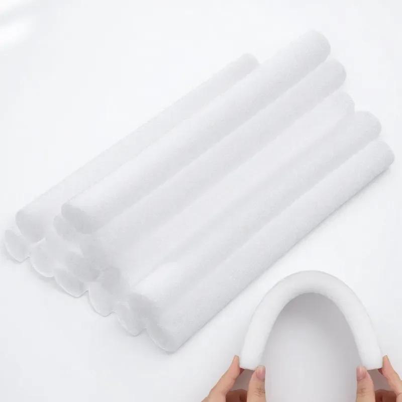 Poignées en mousse pour housse de canapé, barre de fixation, bâtons de couverture de canapé blancs é