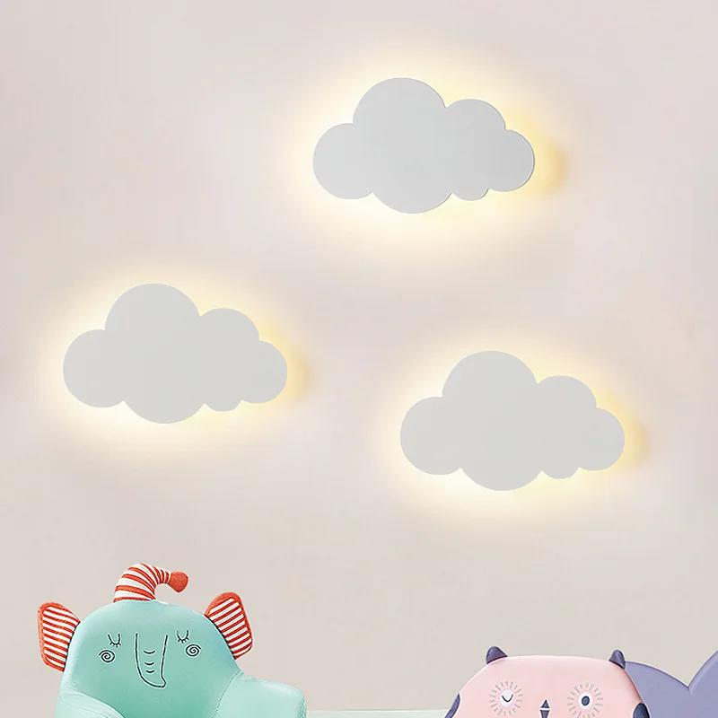 Nouveau Chambre de bébé nuage applique chambre lit salon salle à manger grenier créatif chaud décora