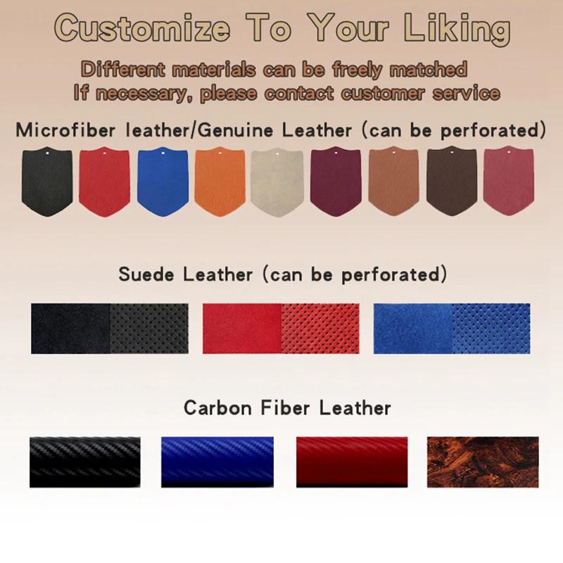 Housse de volant de voiture personnalisée, bricolage, 100% adaptée à la Ford Focus 4 2019 2020 Fiest