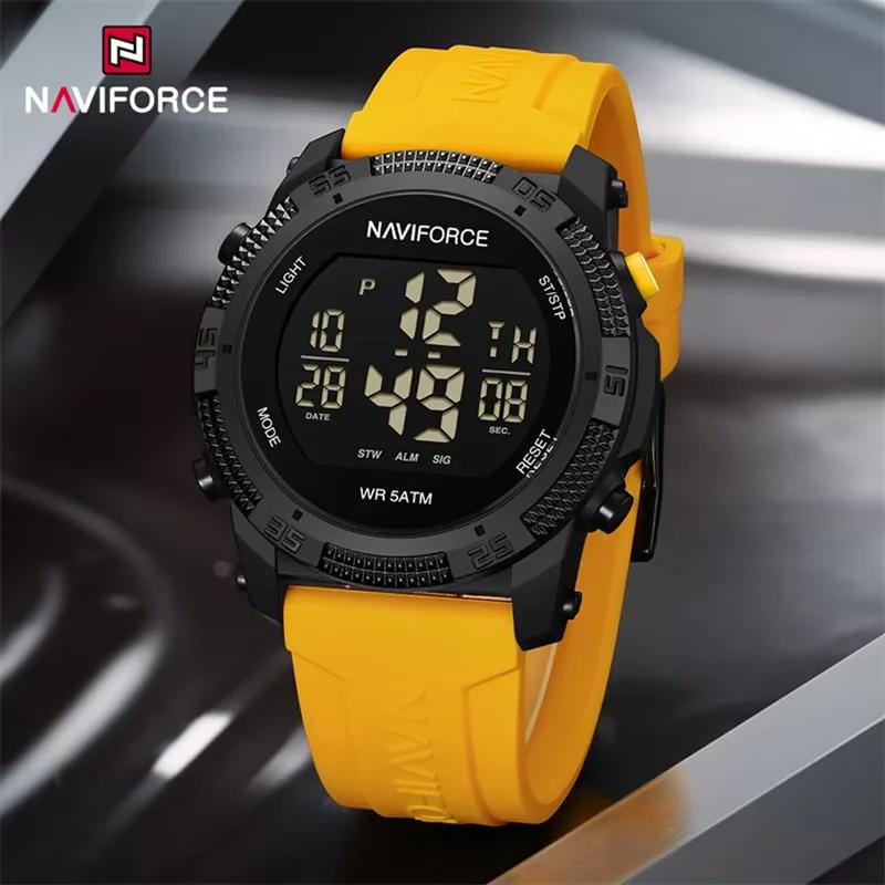 NAVIFORCE – montre-bracelet originale pour hommes, résistante à l'eau, personnalité, bracelet de lux