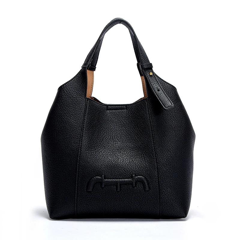 Sac fourre-tout pour femme 2026, nouveau sac à main noir simple grande capacité, sac de navetteur po