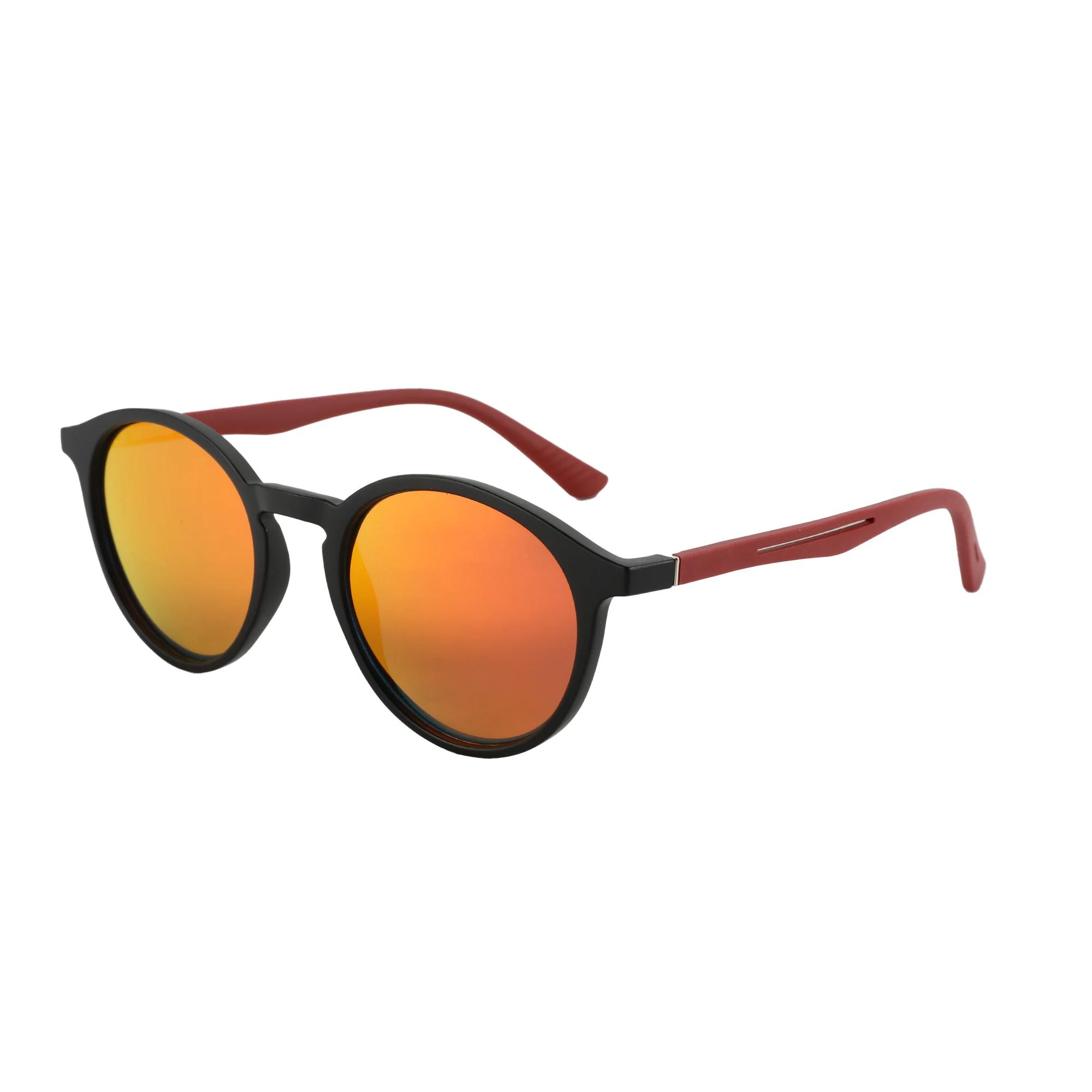 ZENOTTIC mode UV400 protéger lunettes de soleil hommes femmes Vintage cadre rond jambes en caoutchou