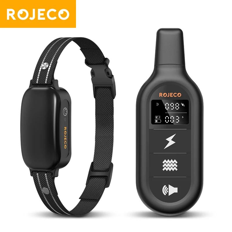 ROJECO collier d'entraînement électrique pour chien 3300 pieds, télécommande IPX7, vibrateur étanche
