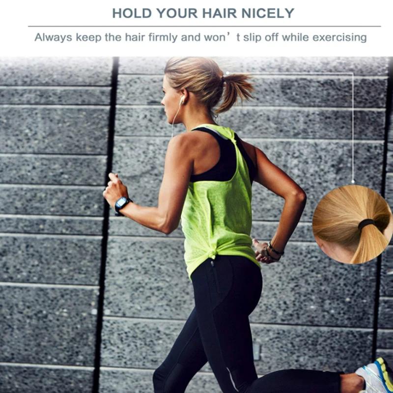 Ensemble d'élastiques à cheveux en coton pour femmes, 50 pièces/ensemble, chouchous pour cheveux dou