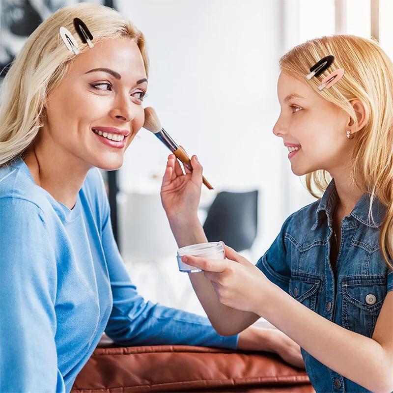 Pinces à cheveux sans couture, 10 pièces/ensemble, Barrette à frange latérale, maquillage, lavage du