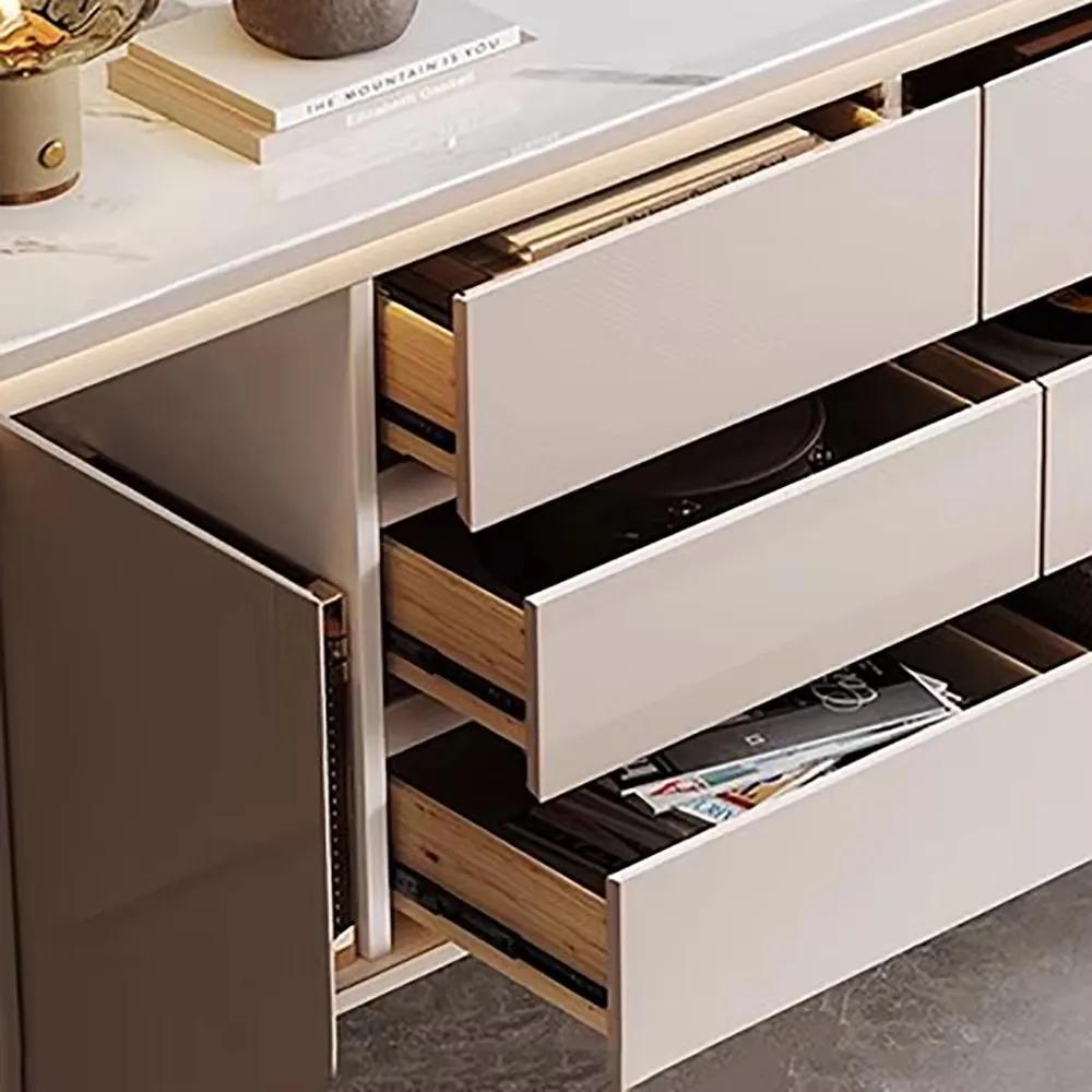 Armoires simples peu encombrantes, rangement Portable pour salon, vitrine moderne et tendance, meubl