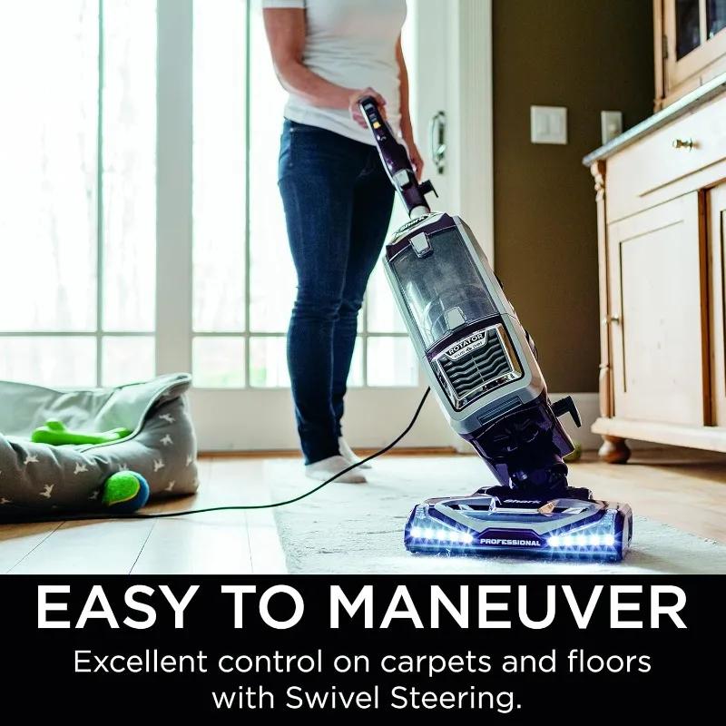 Aspirateur vertical TruePet élévateur alimenté par rotateur avec filtre HEPA, grande capacité de la