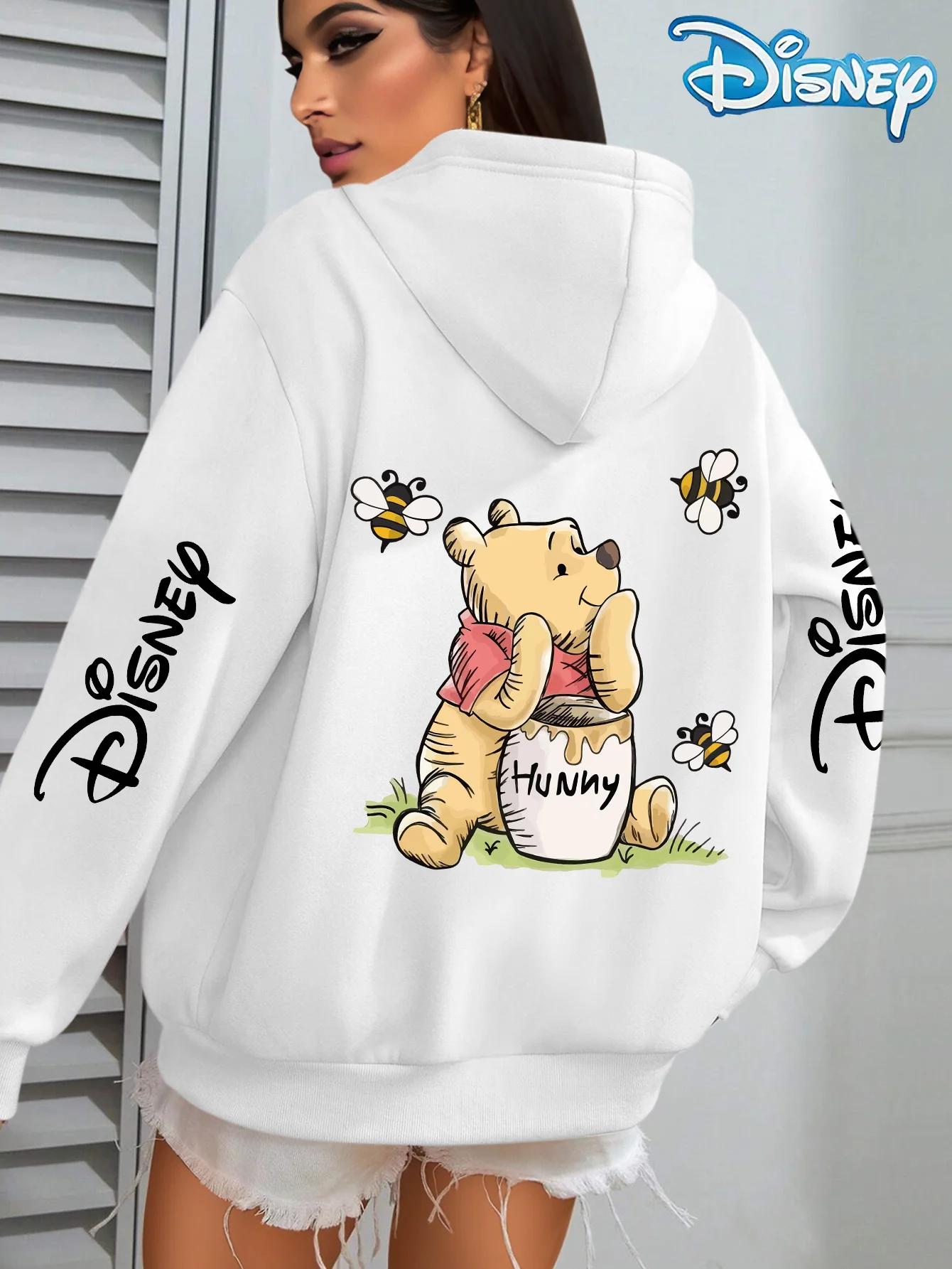 Disney - Sweat à capuche Winnie l'ourson mangeur de miel